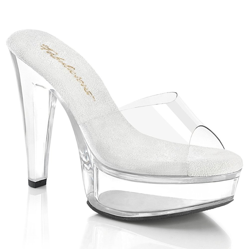 Fabulicious Martini 501 Clear Heels